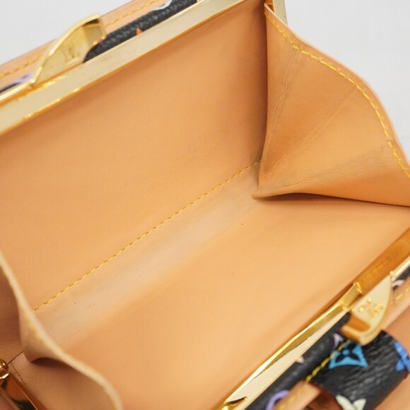 Louis Vuitton Monogram Multicolore Portefeuille Viennois Wallet M92988 Noir W... - Picture 9 of 14